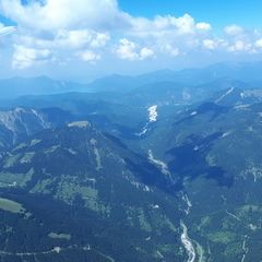 Flugwegposition um 12:34:55: Aufgenommen in der Nähe von Gemeinde Vomp, Österreich in 2848 Meter